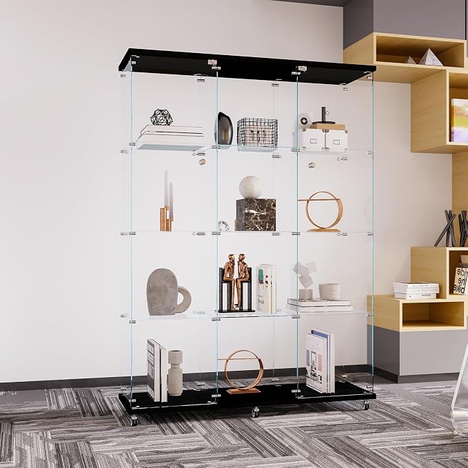Black - 2 Doors & 4 Shelves Extra Large