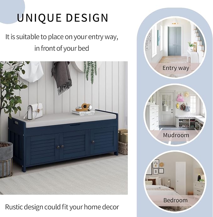 Antique Navy(shutter Doors)