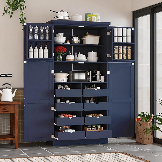 Blue + Mdf+ Farmhouse