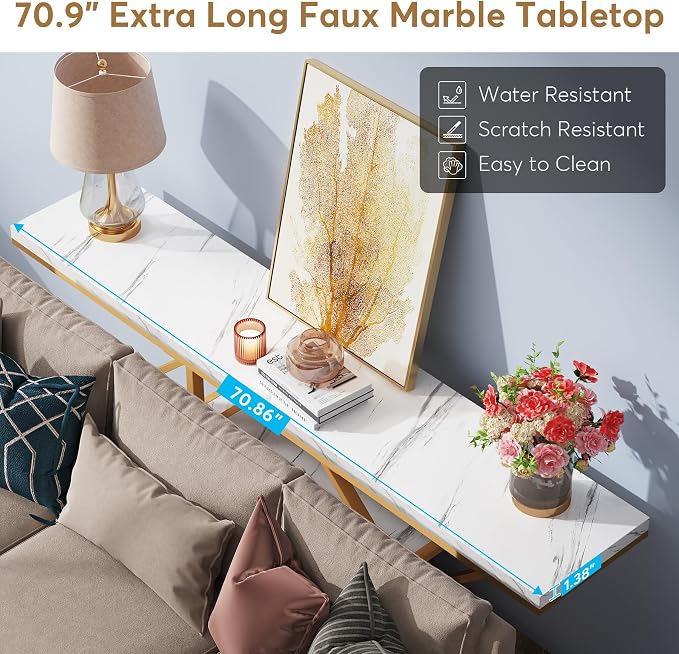 Faux Marble White