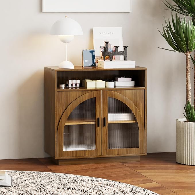 Sideboard W/Compartment_walnut