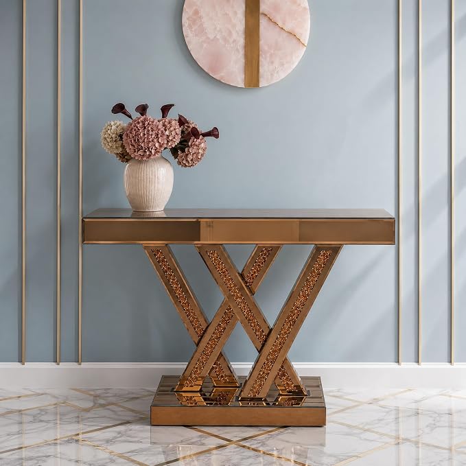 Brown Console Table
