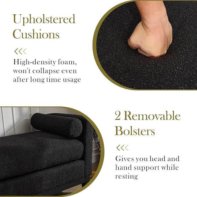 Black Wood Legs-boucle Black