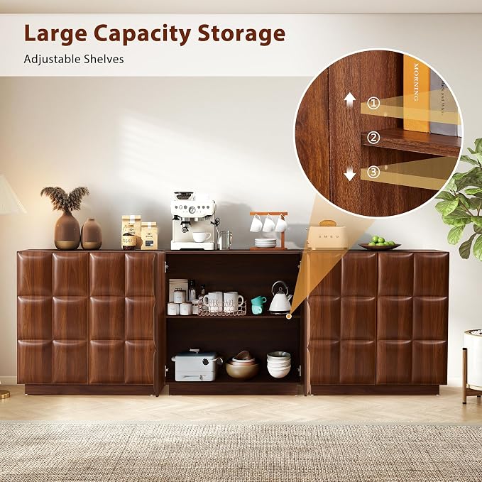 Set of 3 Walnut