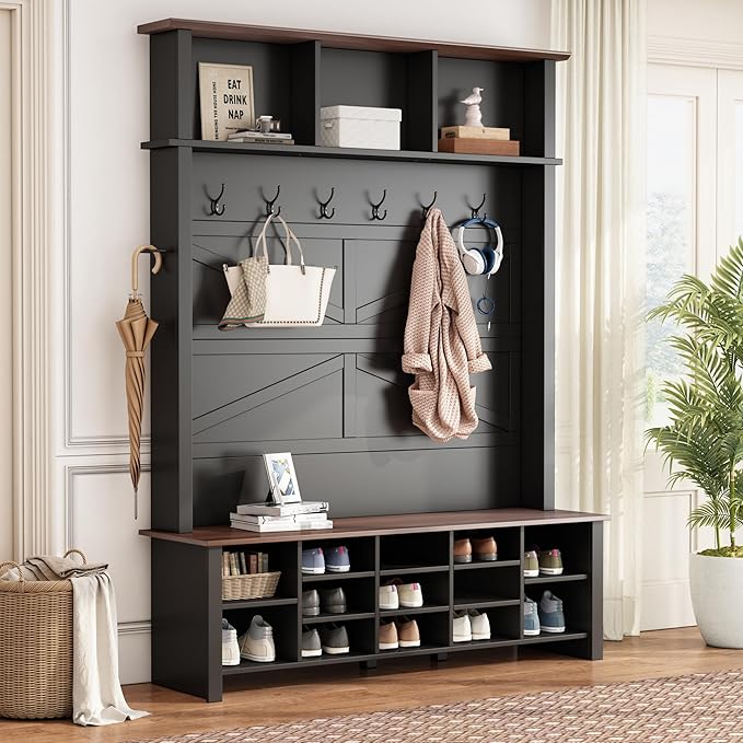 Black/Storage Shelves