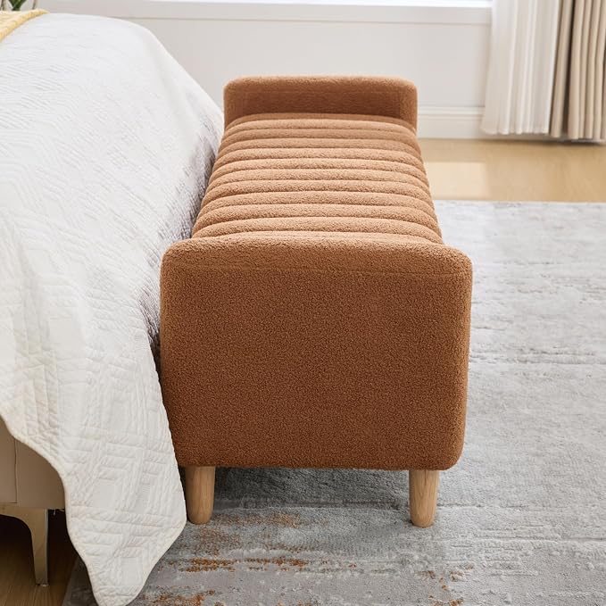 Teddy Fabric Ribbed - Caramel