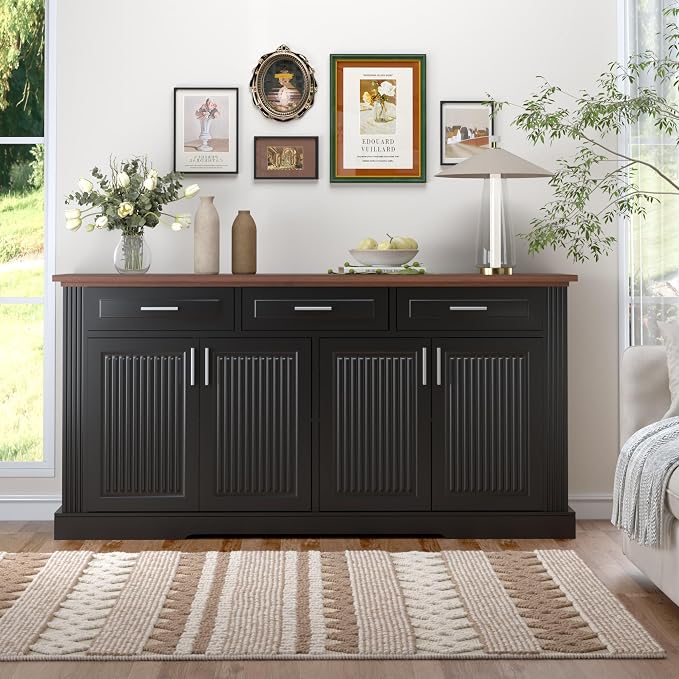 3 Drawers-black