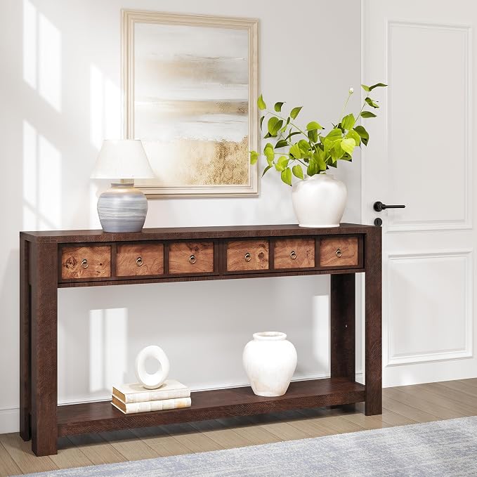 Dark Brown & Walnut