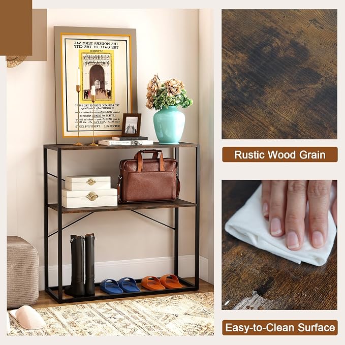 Rustic Brown+black