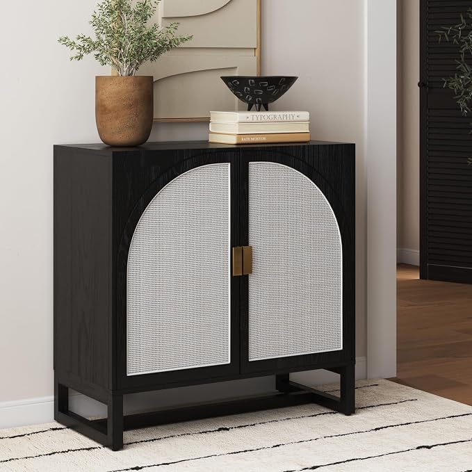 Black Oak/Pale Rattan