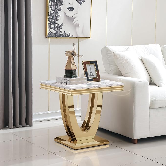 End Table,white&gold-3