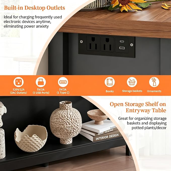 Entryway Table-black