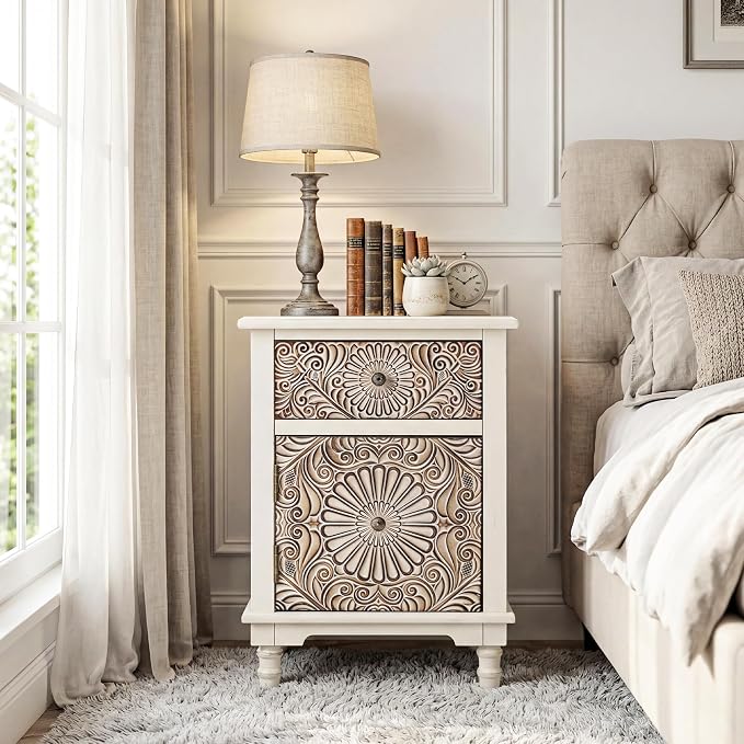 Wood Color--carved-storage