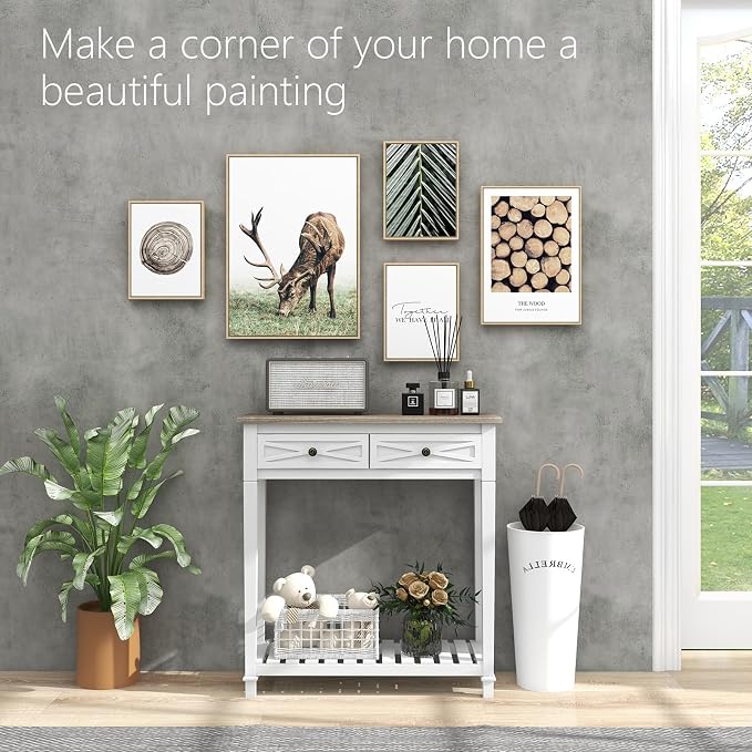 White-2 Drawers