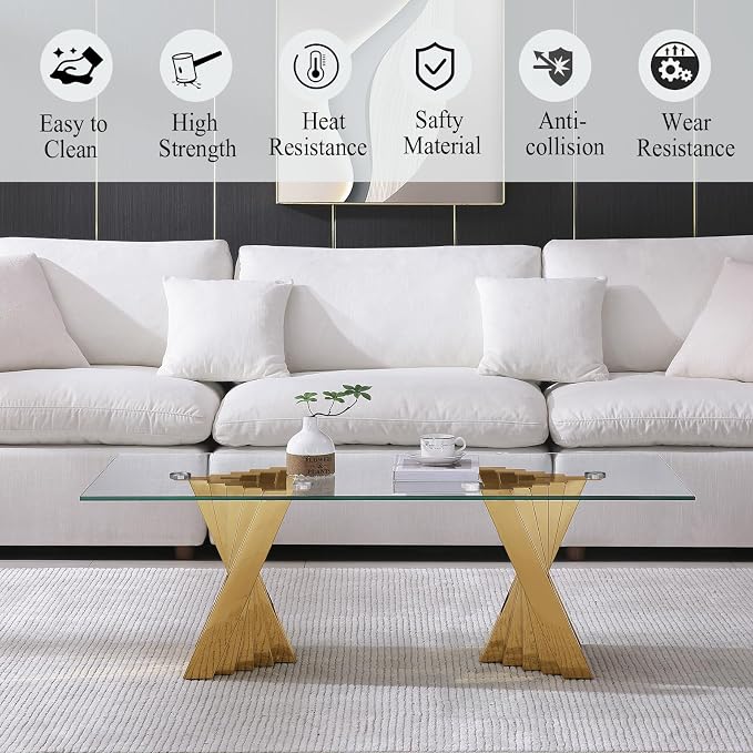 Gold Coffee Table