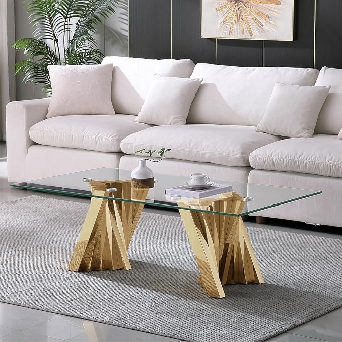 Gold Base - Coffee Table