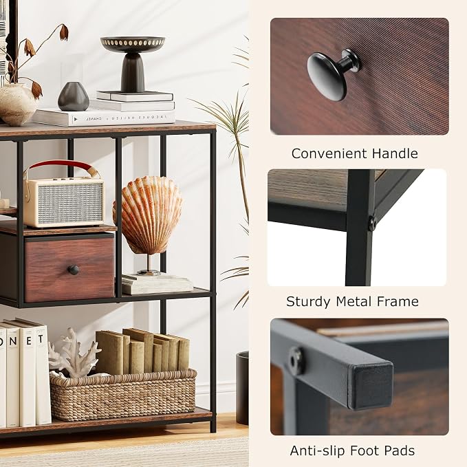 Rustic Brown & Black