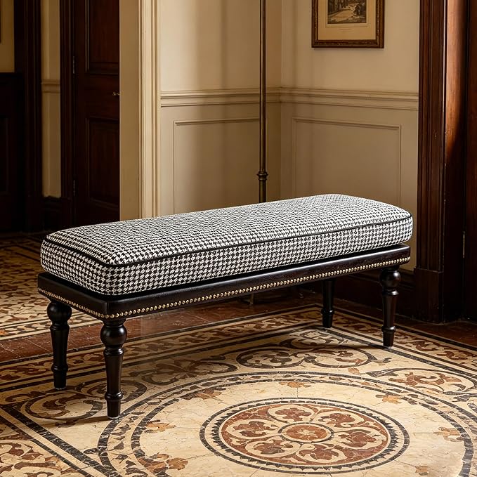 Houndstooth Black