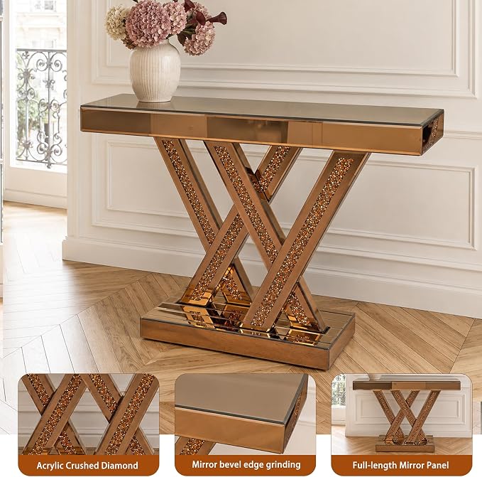 Brown Console Table