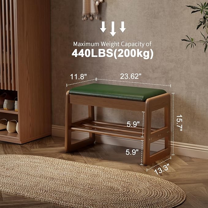 Green Upholstered Seat