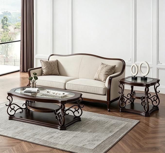 Coffee Table & 2 End Tables