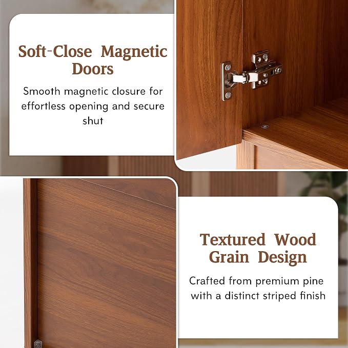 Walnut Fluted