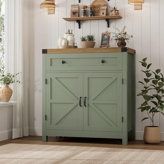 Green / Rustic Brown