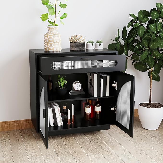 Sideboard W/Drawers_black