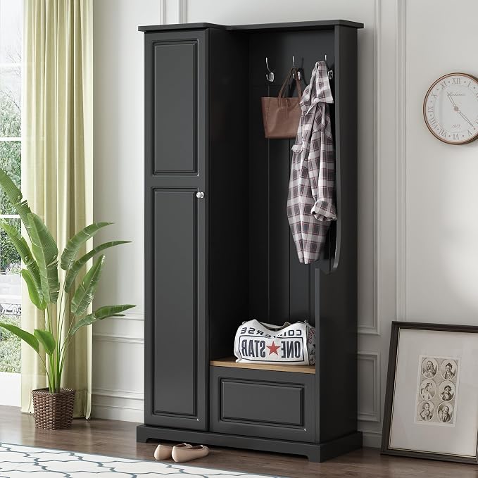 Black+different Shelves