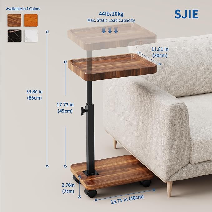 Walnut-height Adjustable