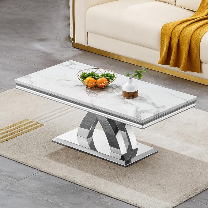 White Marble& Silver1