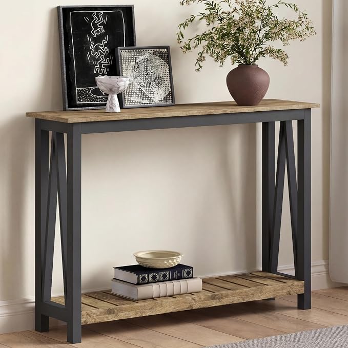 Rustic Oak & Black