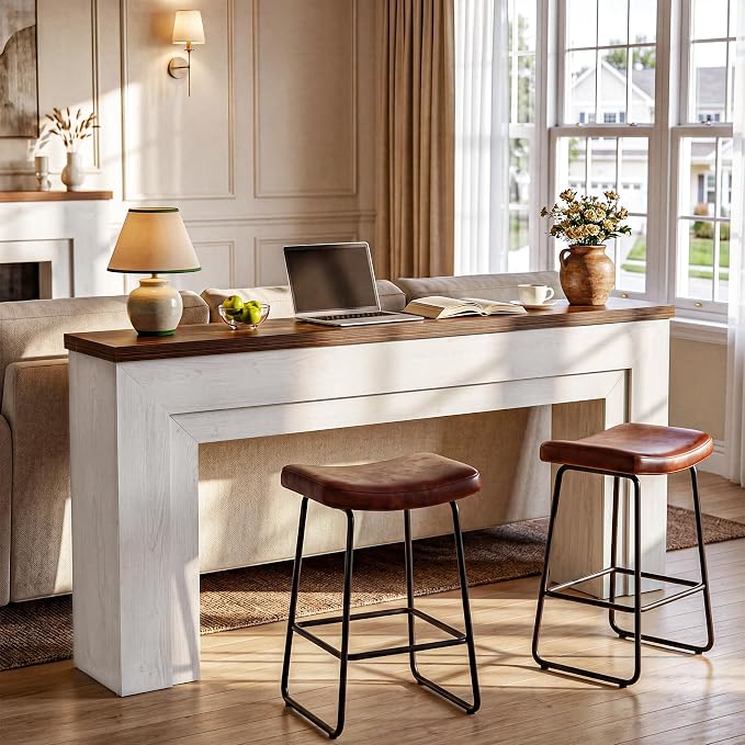 White & Walnut
