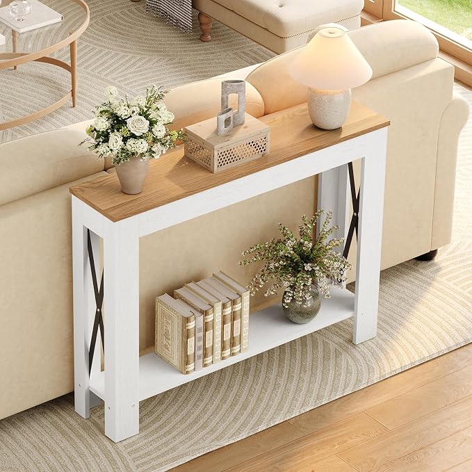 White + Light Walnut