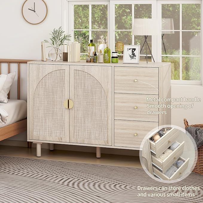 Beige_2 Door 3 Drawer