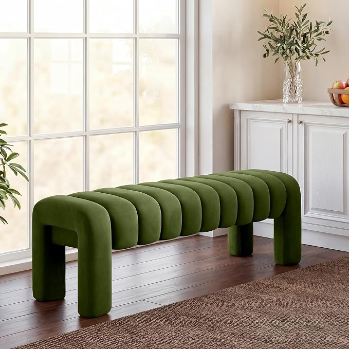 Olive Green Velvet