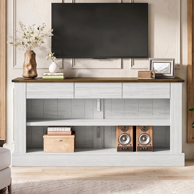 Rustic Brown&white