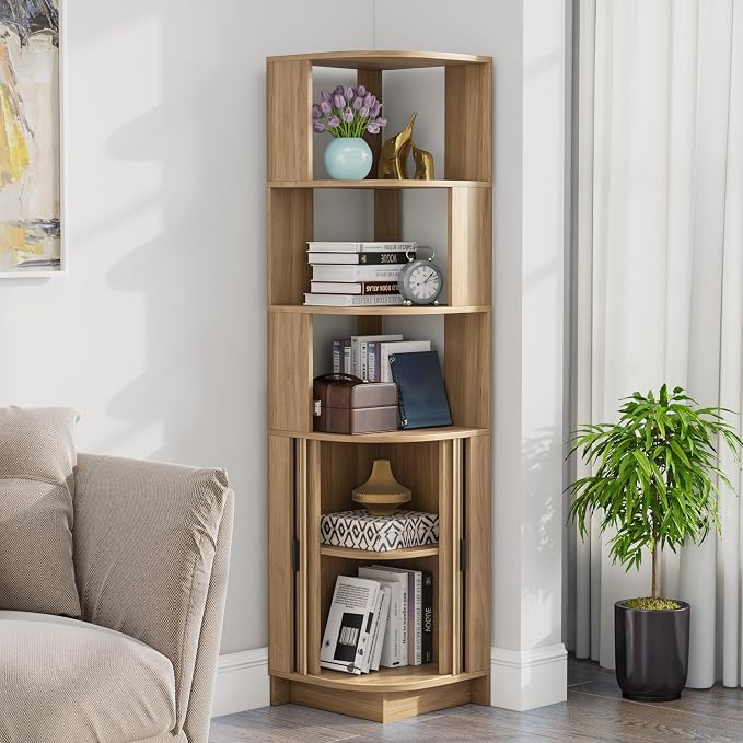 Corner Cabinet-oak