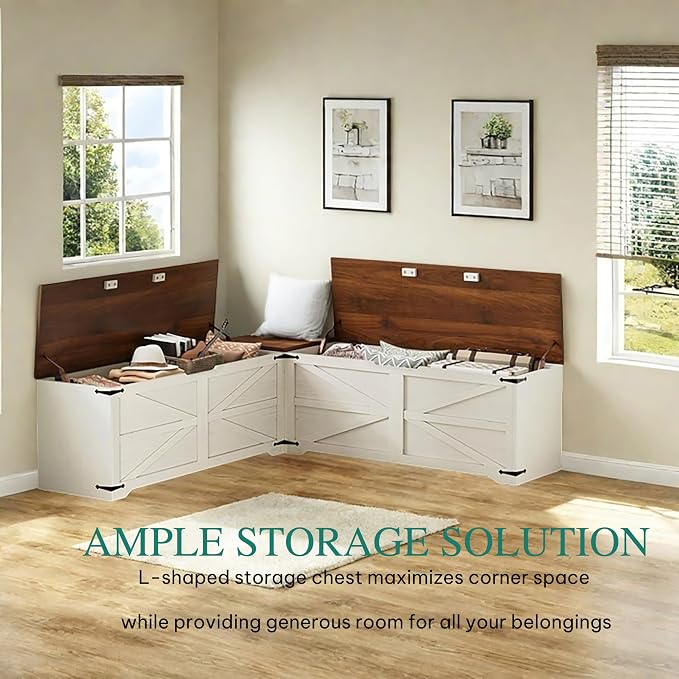 White & Walnut