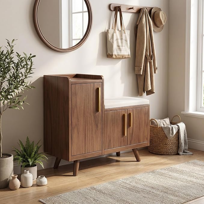 Walnut Color-left Cabinet