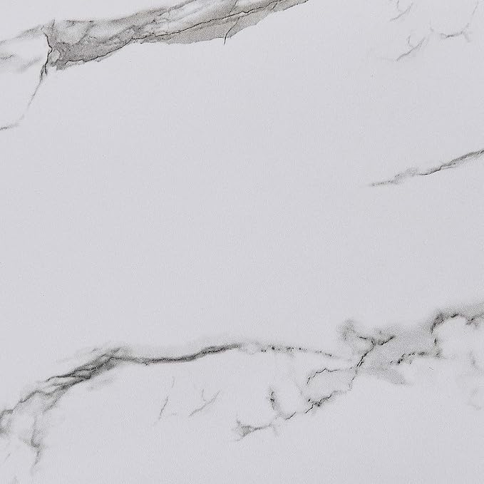 Clear & White Marble