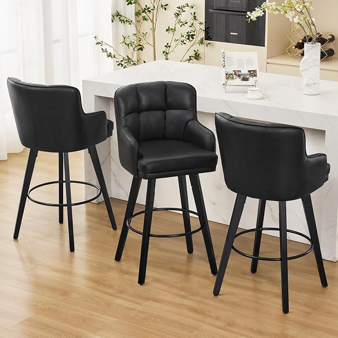 Black- Faux Leather