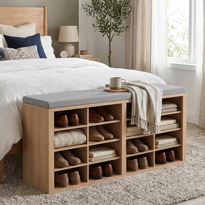 Natural Wood + Light Gray