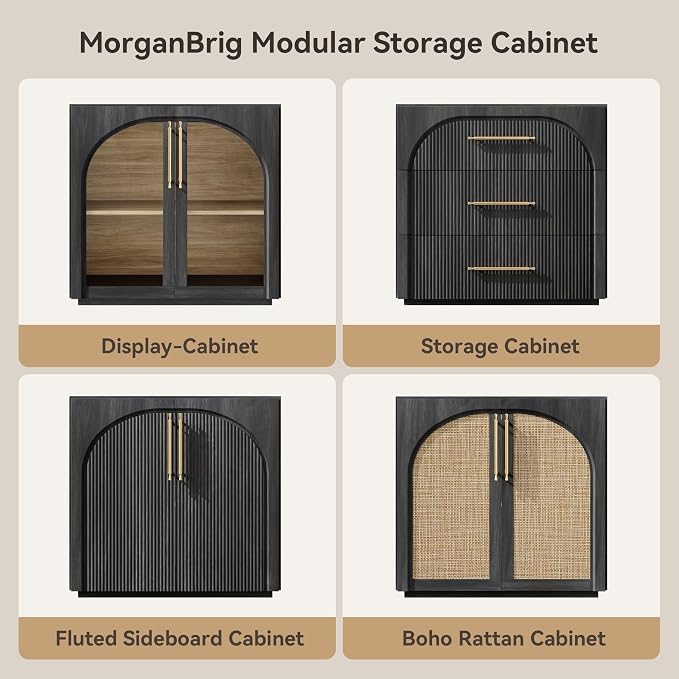 Black-fluted Doors