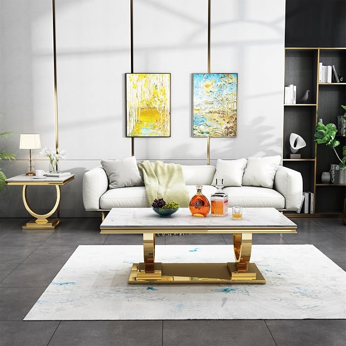 White Gold-coffee Table