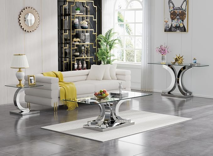 Silver End Table