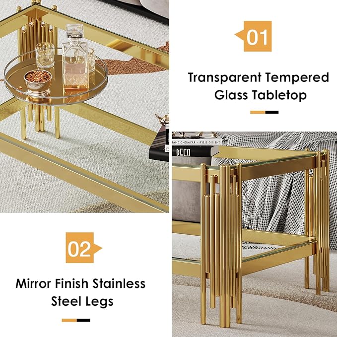 Gold & Clear