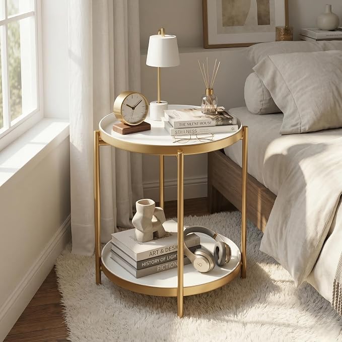 Gold + White