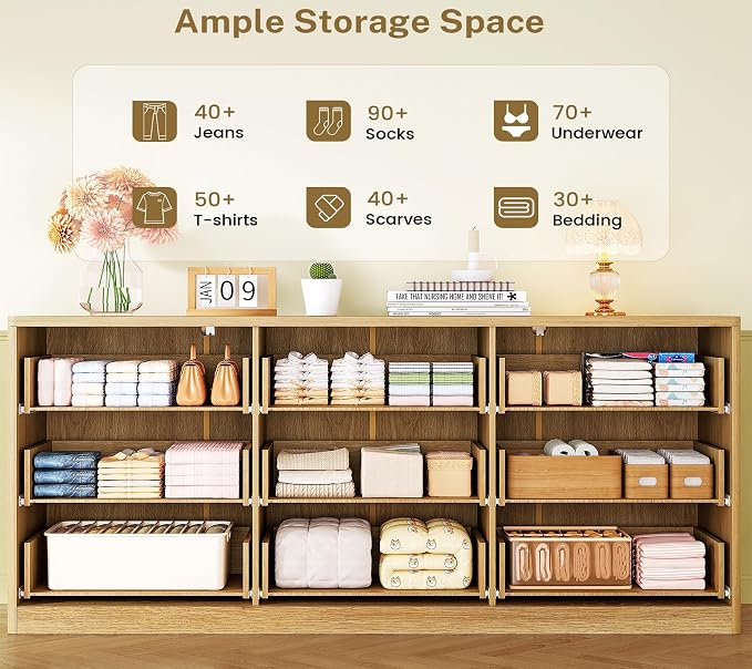 A-natural, 9 Drawers