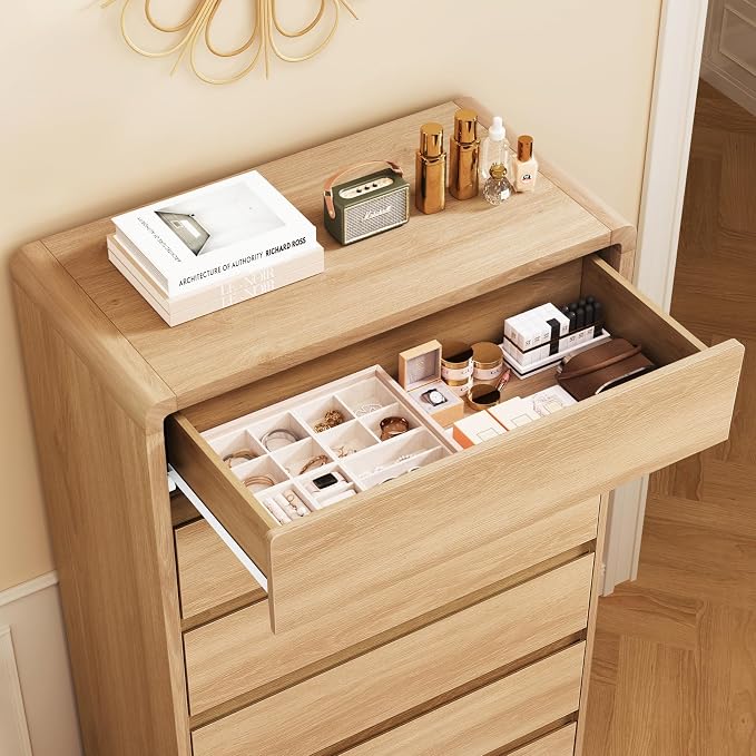A-natural, Tall With 6 Drawers